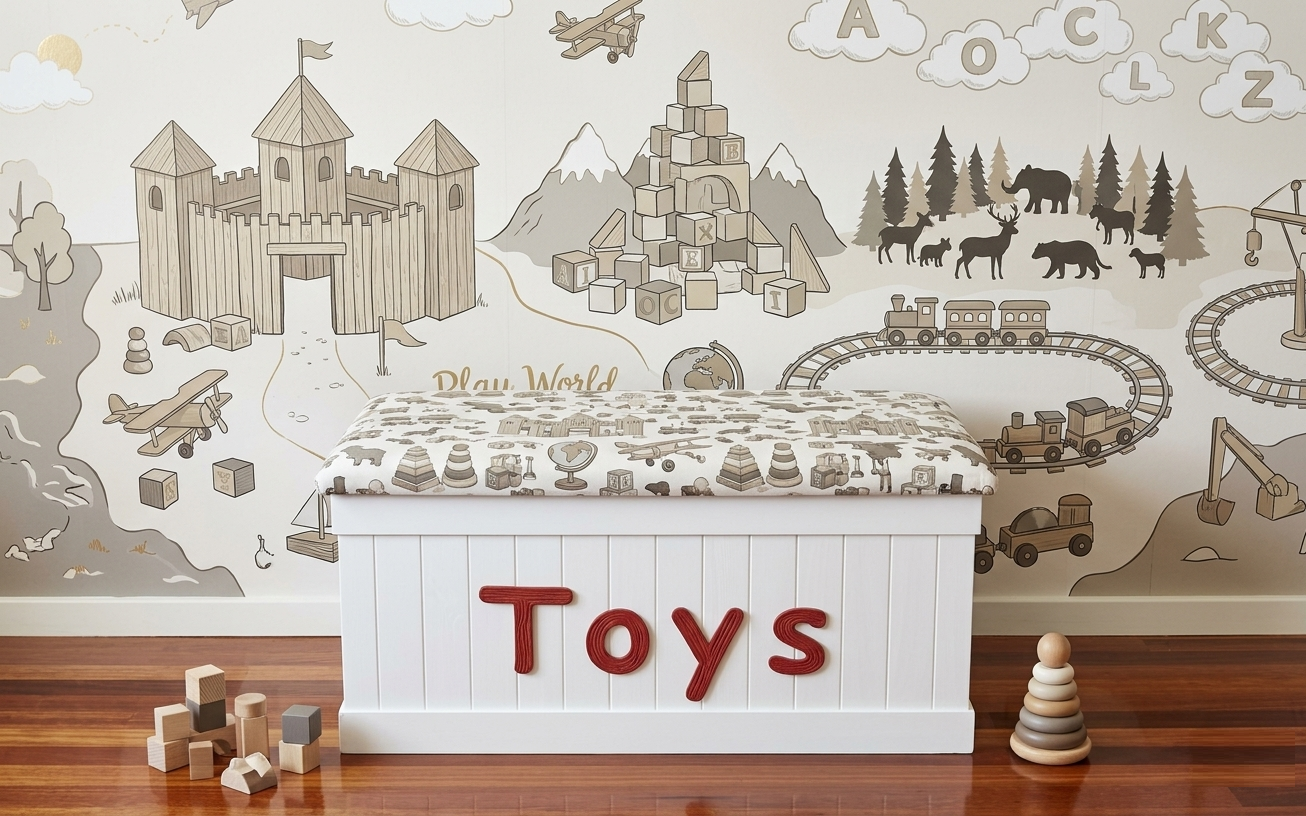 Neutral toy boxes